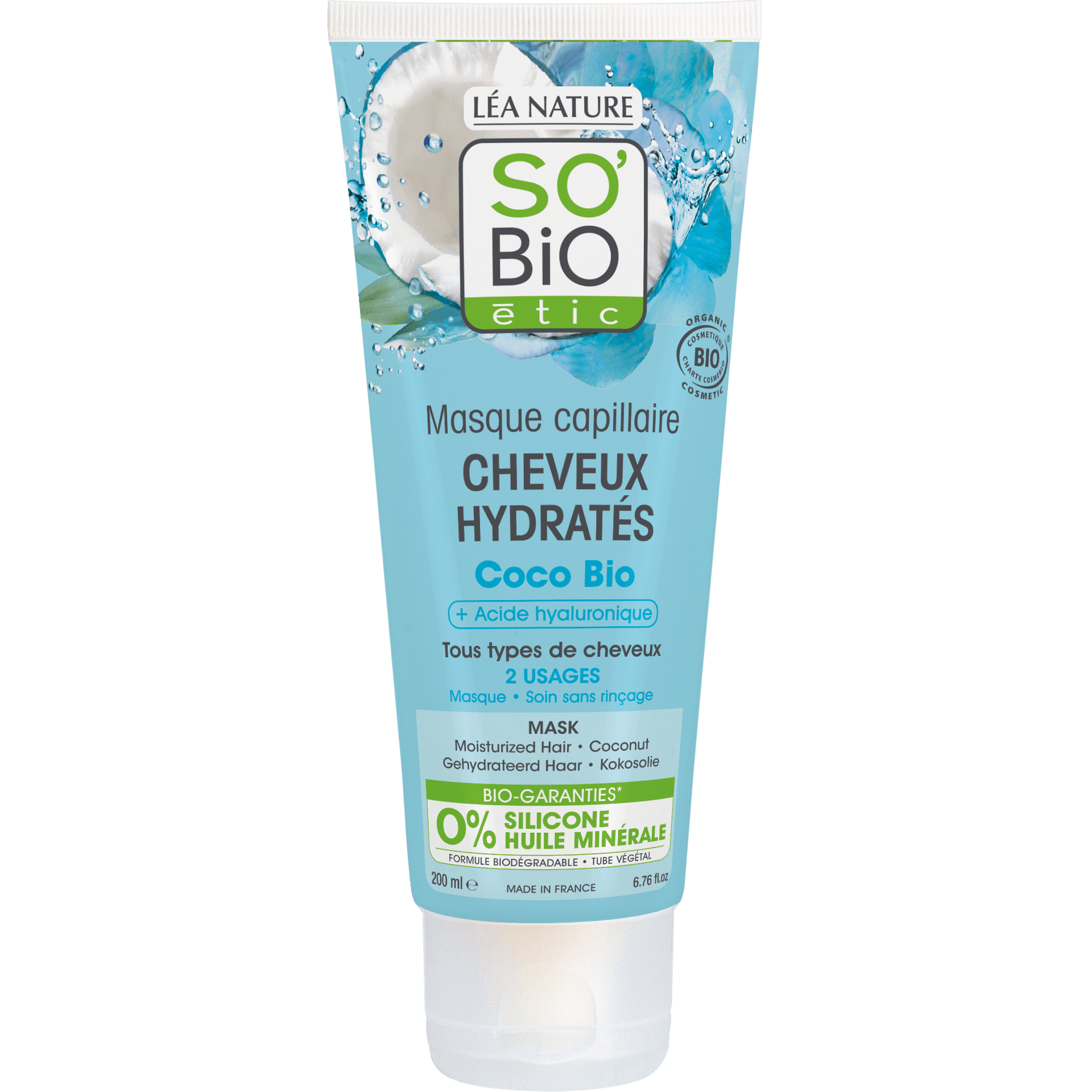 haarmasker zonder siliconen sulfaten en parabenen