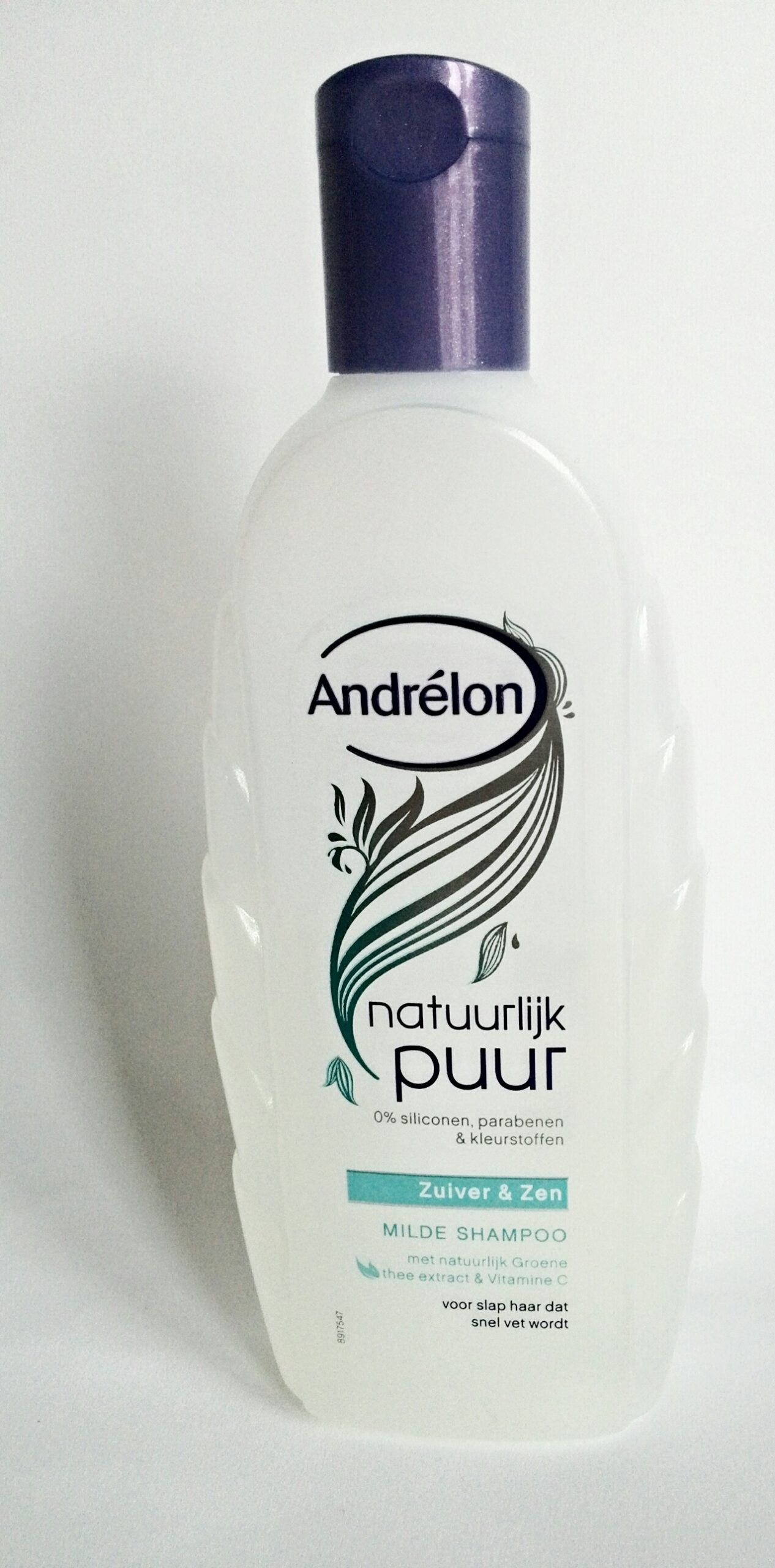andrelon natuurlijk puur shampoo ingredienten