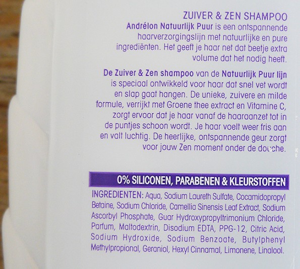 andrelon puur en zen conditioner
