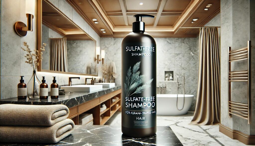 sulfaatvrije shampoo keratine